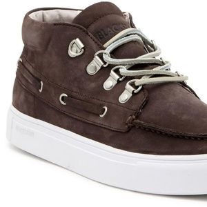 Blackstone 4 Eyelet Lace-Up Chukka Leather Sneaker